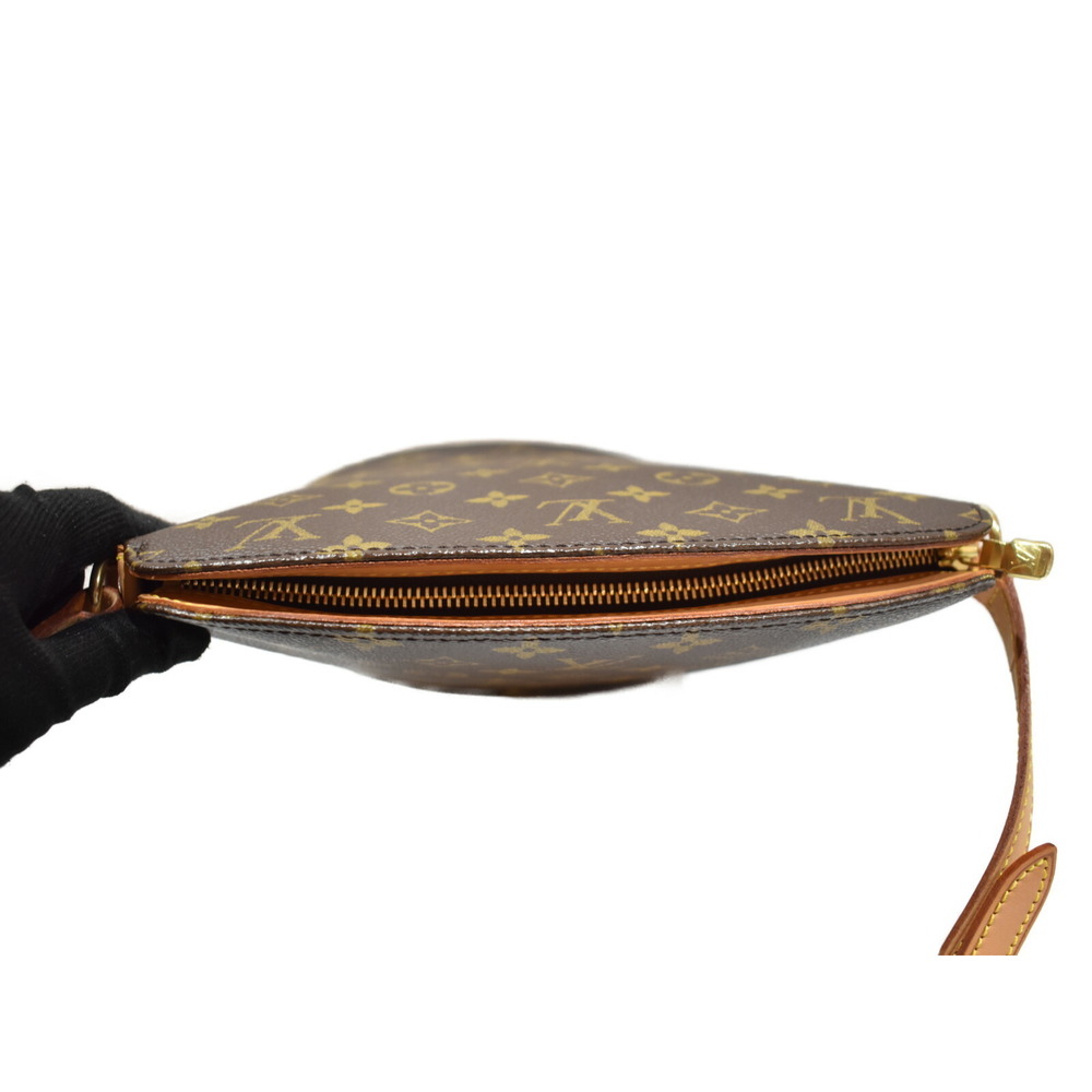 Louis Vuitton Shoulder Monogram Coated Brown Crossbody Canvas Danube Bag - Picture 5 of 7